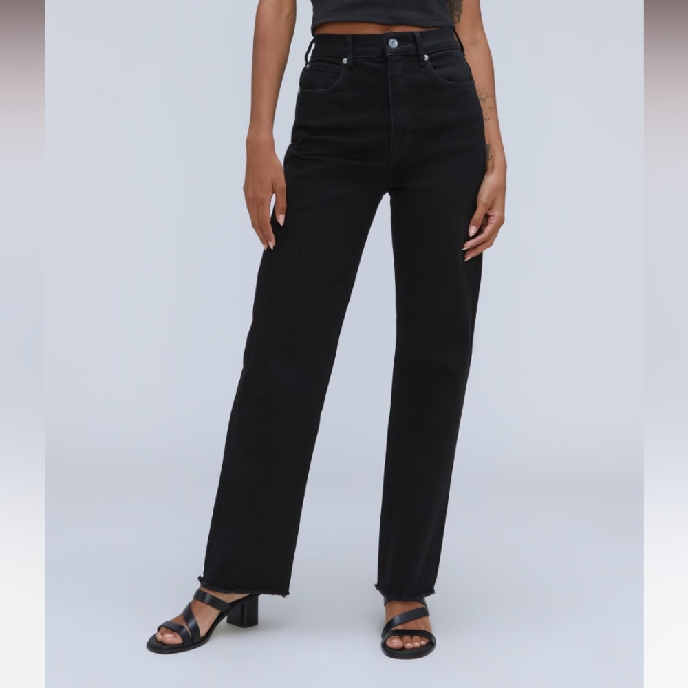 EVERLANE -The Way-High® Jean - Black/Coal - Size 33